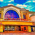 Maya Cinemas building in downtown Salinas, California - digital painting Digital Art by Nicko Prints Maya Cinemas building in downtown Salinas, California - digital painting Digital Art by Nicko Prints