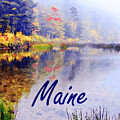 McGrath Pond Maine by Karrie J Butler