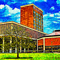 Media and Communications Building of the Texas Tech University - impressionist painting Digital Art by Nicko Prints Media and Communications Building of the Texas Tech University - impressionist painting Digital Art by Nicko Prints