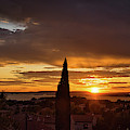 Mediterranean Sunset Photograph by Portia Olaughlin