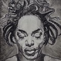 Angela Bassett Is Medusa Drawing by Sean Connolly Angela Bassett Is Medusa Drawing by Sean Connolly