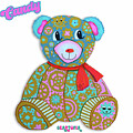 Meet Candy the GEAR BEAR of Geartopia Full of Love and Sweetness by Megan Aroon by Megan Aroon