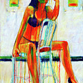 Melting beauty on a chair by Habib Ayat