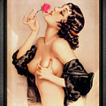 Memories of Olive by Alberto Vargas Vintage Pin-Up Girl Art Painting by Rolando Burbon Memories of Olive by Alberto Vargas Vintage Pin-Up Girl Art Painting by Rolando Burbon