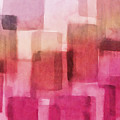 Memory Lane Pink- Art by Linda Woods Mixed Media by Linda Woods Memory Lane Pink- Art by Linda Woods Mixed Media by Linda Woods