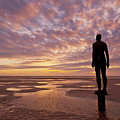 Metal statues on Crosby beach, Merseyside, England Photograph by Neale And Judith Clark Metal statues on Crosby beach, Merseyside, England Photograph by Neale And Judith Clark
