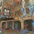 Metro Chicago Digital Art by EvanArt - Evan Miller Metro Chicago Digital Art by EvanArt - Evan Miller