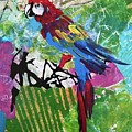 Mexico Macaw II Painting by Elaine Elliott Mexico Macaw II Painting by Elaine Elliott