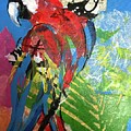 Mexico Macaw III Painting by Elaine Elliott Mexico Macaw III Painting by Elaine Elliott