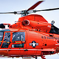 MH-65 Dalphin Helicopter Photograph by Rene Vasquez