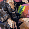 Michael's Robe, 2013 Painting by PJ Kirk Michael's Robe, 2013 Painting by PJ Kirk