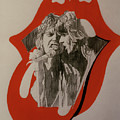 Mick Jagger And Keith Richards - Exiled Drawing by Sean Connolly Mick Jagger And Keith Richards - Exiled Drawing by Sean Connolly