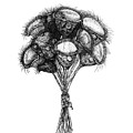 Microscopic Bouquet Drawing by Kate Solbakk Microscopic Bouquet Drawing by Kate Solbakk