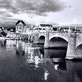 Middle Bridge over the Rhine in Basel Switzerland  by Stuart Chard