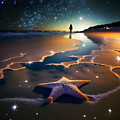 Midnight Beach VII Digital Art by Jay Schankman Midnight Beach VII Digital Art by Jay Schankman