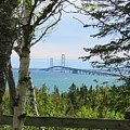 Mighty Mac From Straits State Park Photograph by Keith Stokes Mighty Mac From Straits State Park Photograph by Keith Stokes
