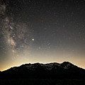 Milky Way over Timpanogos Photograph by Wesley Aston Milky Way over Timpanogos Photograph by Wesley Aston