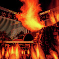 Mirage Casino Volcano Flames and Eruption Firestorm Limited Edition Print by Aloha Art