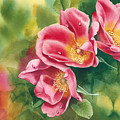 Misty Roses Painting by Espero Art Misty Roses Painting by Espero Art