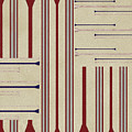 Modern African Ticking Stripe Digital Art by Sand And Chi Modern African Ticking Stripe Digital Art by Sand And Chi