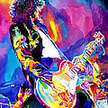 Monolithic Riff - Jimmy Page Painting by David Lloyd Glover Monolithic Riff - Jimmy Page Painting by David Lloyd Glover