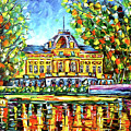 Monrepos Castle In Ludwigsburg Painting by Mirek Kuzniar Monrepos Castle In Ludwigsburg Painting by Mirek Kuzniar