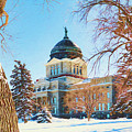 Montana State Capitol Building in Helena, Montana Digital Art by Tatiana Travelways Montana State Capitol Building in Helena, Montana Digital Art by Tatiana Travelways
