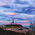 Montauk Point Lighthouse - The Painting by Shane Psaltis