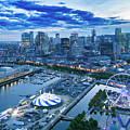 Montreal Vieux Port Blue Hour by Mircea Costina Photography
