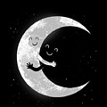 Moon Hug Digital Art by Digital Carbine Moon Hug Digital Art by Digital Carbine