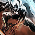 Moon Knight II Painting by John Gholson Moon Knight II Painting by John Gholson