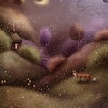 Moonlight Encounter Painting by Joe Gilronan Moonlight Encounter Painting by Joe Gilronan