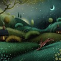 Moonlight Dash Painting by Joe Gilronan Moonlight Dash Painting by Joe Gilronan