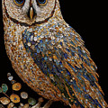 Mosaic Owl Digital Art by Peggy Collins Mosaic Owl Digital Art by Peggy Collins