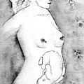 Mother and Fetus Black and White Painting by Carlin Blahnik CarlinArtWatercolor Mother and Fetus Black and White Painting by Carlin Blahnik CarlinArtWatercolor