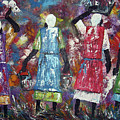 Mothers Come Home Painting by Peter Sibeko Mothers Come Home Painting by Peter Sibeko