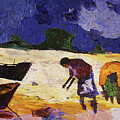 Mothers Rewards Painting by Tarizai Munsvhenga Mothers Rewards Painting by Tarizai Munsvhenga