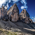 Mountain Formation Tre Cime Di Lavaredo In The Dolomites Of South Tirol In Italy Photograph by Andreas Berthold Mountain Formation Tre Cime Di Lavaredo In The Dolomites Of South Tirol In Italy Photograph by Andreas Berthold