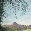 Sugarloaf from Reagan Ranch Painting by Luisa Millicent Sugarloaf from Reagan Ranch Painting by Luisa Millicent