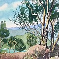 Mountain Walk. Painting by Luisa Millicent Mountain Walk. Painting by Luisa Millicent