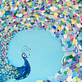 Mr. Peacock Painting by Beth Ann Scott Mr. Peacock Painting by Beth Ann Scott