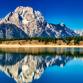 Mt Moran and Jackson Lake Photograph by Bruce Block