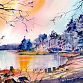 Muddy Cove Painting by P Anthony Visco Muddy Cove Painting by P Anthony Visco