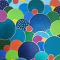 Multi-color Bubbles Painting by Debora Sanders Multi-color Bubbles Painting by Debora Sanders