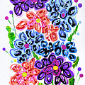 Mums Madness Painting by Jane Crabtree Mums Madness Painting by Jane Crabtree