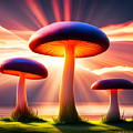 Mushroom Trio Digital Art by Cindy's Creative Corner Mushroom Trio Digital Art by Cindy's Creative Corner