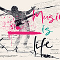 Music Is My Life 01 by Miki De Goodaboom