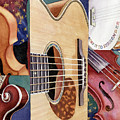Music Mosaic Painting by Anne Gifford Music Mosaic Painting by Anne Gifford