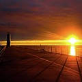 Muskegon Lighthouse Sunset IMG_5931 by Michael Thomas