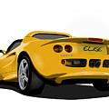 Mustard Yellow S1 Series One Elise Classic Sports Car Digital Art by Moospeed Art Mustard Yellow S1 Series One Elise Classic Sports Car Digital Art by Moospeed Art
